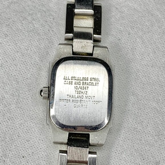 Anne Klein II 10/4247 Two-Tone Gold Silver Women's Quartz Watch Mother of Pearl - Picture 4 of 6